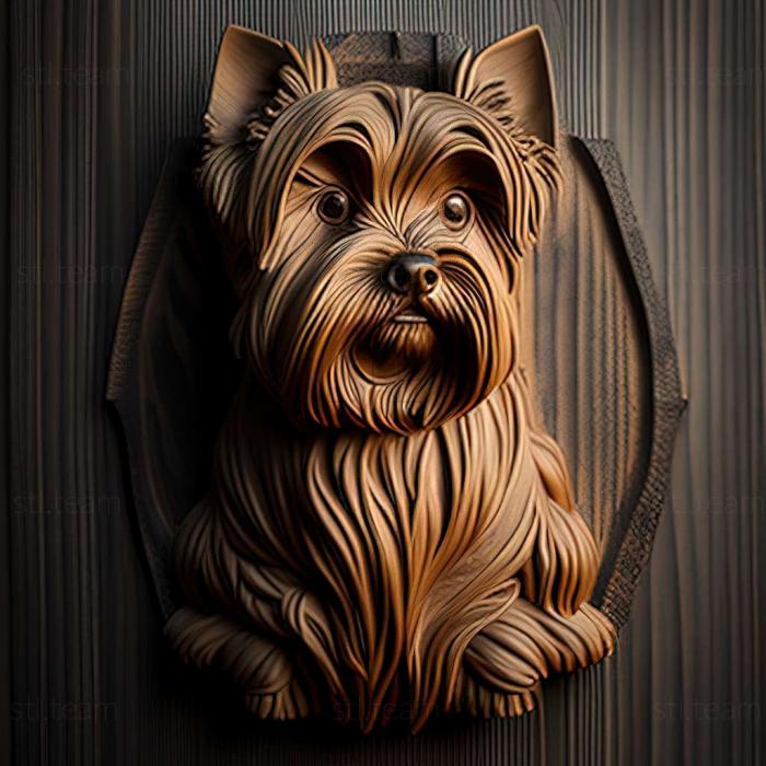 3D model Beaver is a Yorkshire terrier dog (STL)